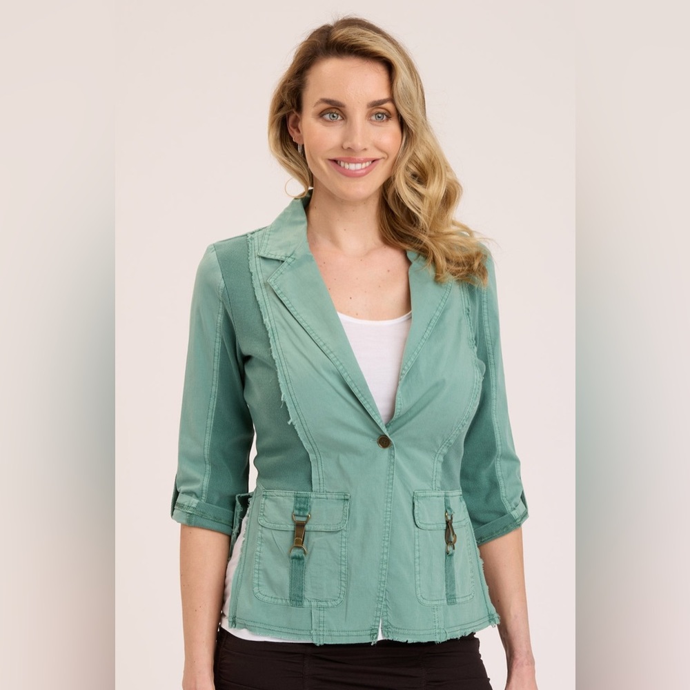 XCVI Winslow Jacket Color: Juneau Pigment